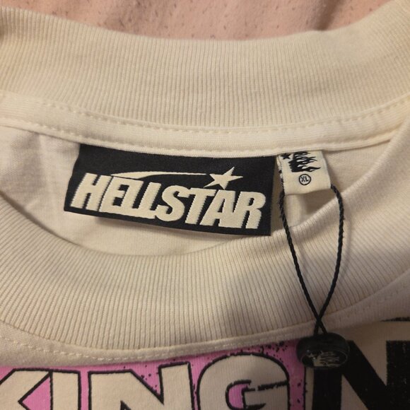 Hellstar Breaking News Tee XL – White – Brand New – Rare Streetwear Graphic - Picture 3 of 6